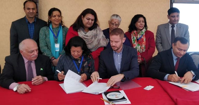 ग्लोबल आइएमई बैंक, महिला उद्यमी महासंघ नेपाल र अन्तर्राष्ट्रिय श्रम संगठन नेपालबीच वित्तीय पहुँचसम्बन्धी सम्झौता