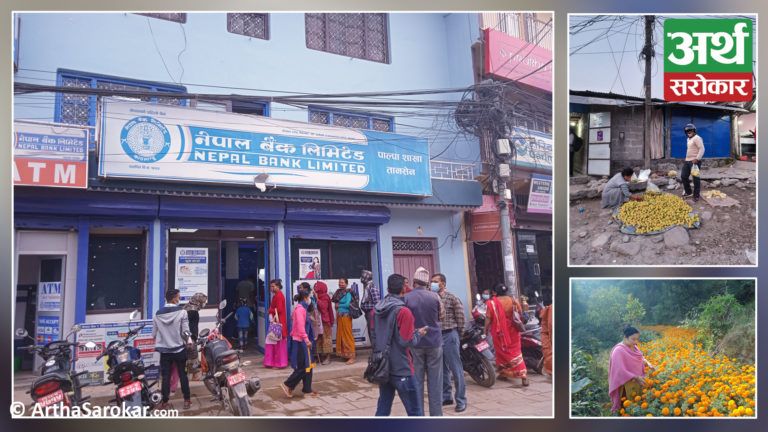 देश बोल्ने फोटो कथा : कोरोना कहरमा पनि पाल्पास्थित नेपाल बैंकमा बढ्यो भिड, हेर्नुहोस् देशभर अरु कहाँ-के भयो ?