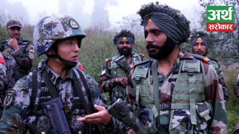 चीन र भारतका सैनिकबीच सीमा क्षेत्रमा झडप, २० चिनियाँ सेनाहरु घाइते