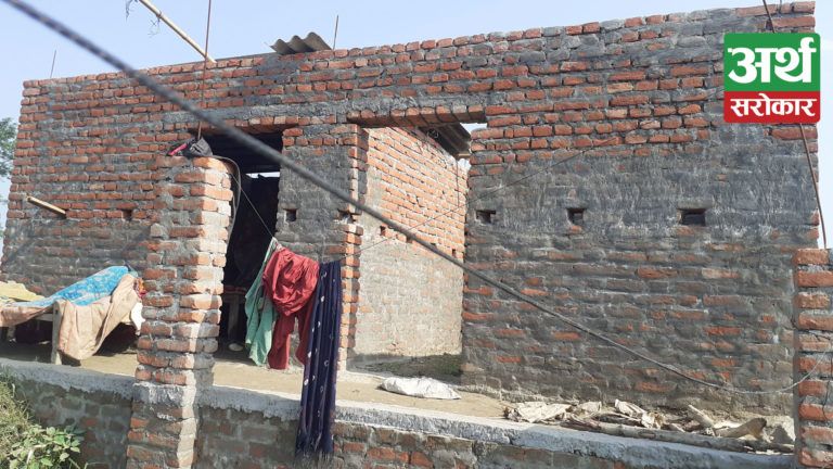म्याग्दी प्रवासी नेपाली सङ्घद्वारा पहिरो पीडितका ४० घर पुनःनिर्माण