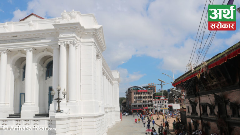 काठमाडौंको हनुमान ढोका परिसरमा सवारी साधन प्रवेश निषेध