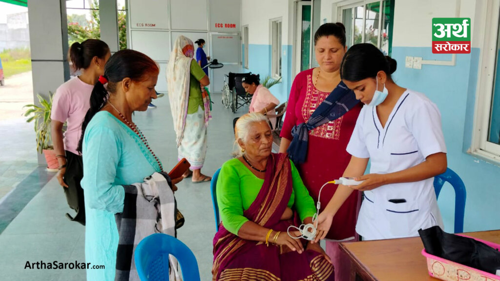 Ncell organises free health camp in Thakurapur, Kapilvastu