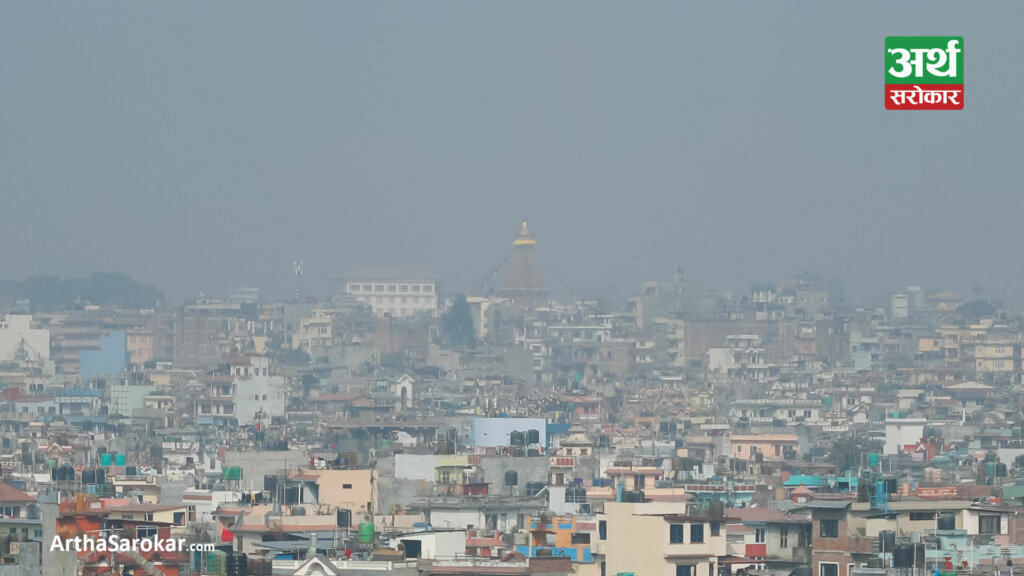 उपत्यकाको आकाश बिहानै देखि हुस्सु (तस्विरहरू)